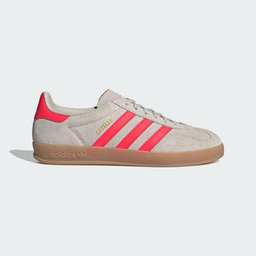 adidas Gazelle Indoor - Unisex - Beige Lucid Red