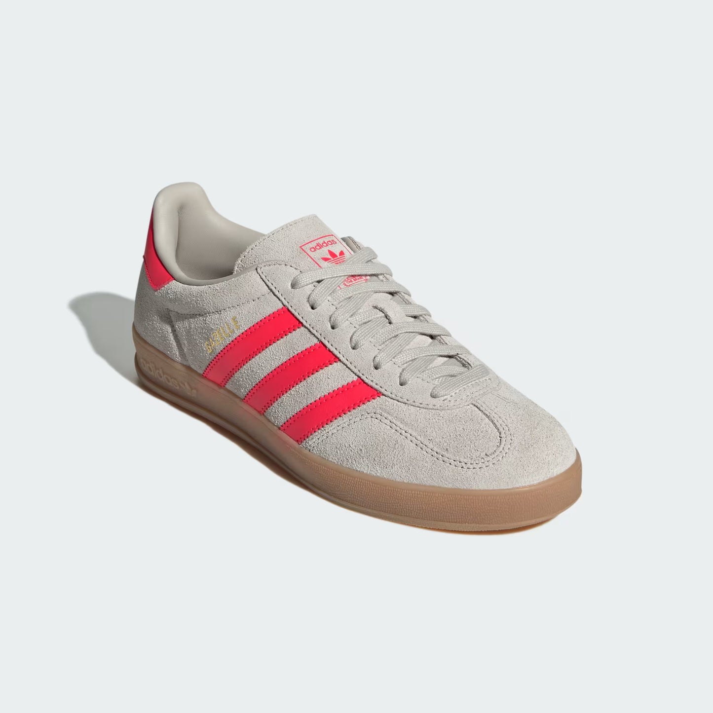 adidas Gazelle Indoor - Unisex - Beige Lucid Red