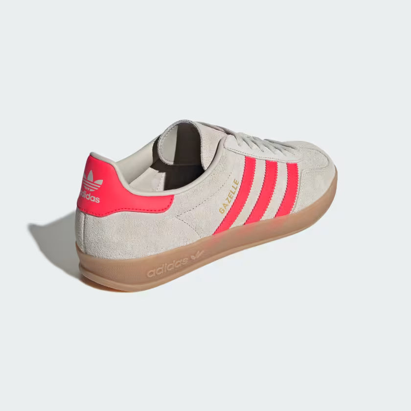 adidas Gazelle Indoor - Unisex - Beige Lucid Red