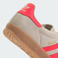 adidas Gazelle Indoor - Unisex - Beige Lucid Red