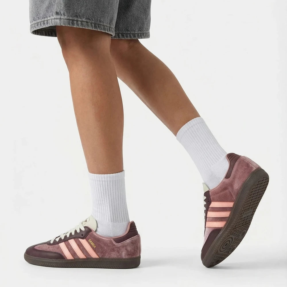 adidas Samba OG - Women's - Burgundy Sneaxx adidas Samba OG - Women's - Burgundy Sneaxx