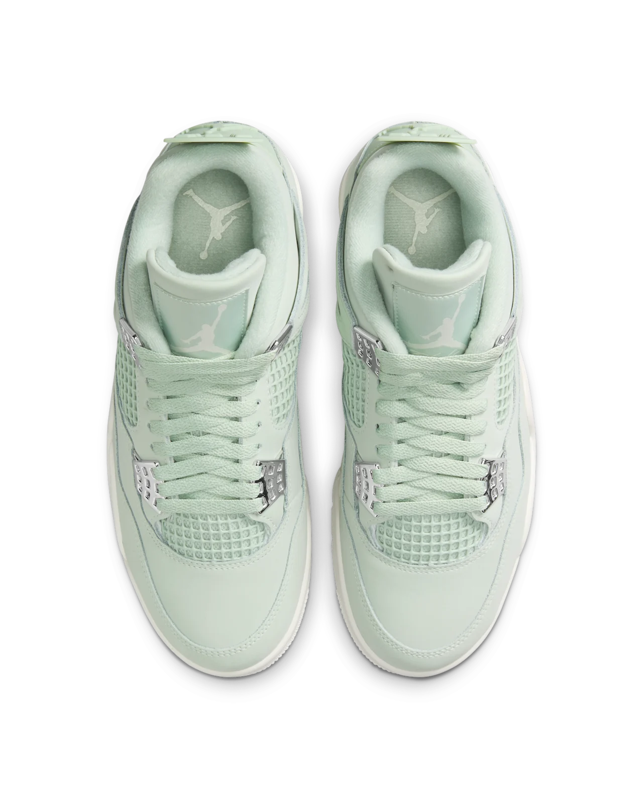 Air Jordan 4 - Women's - Seafoam Sail