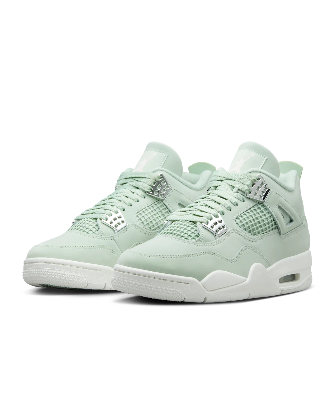 Air Jordan 4 - Women's - Seafoam Sail