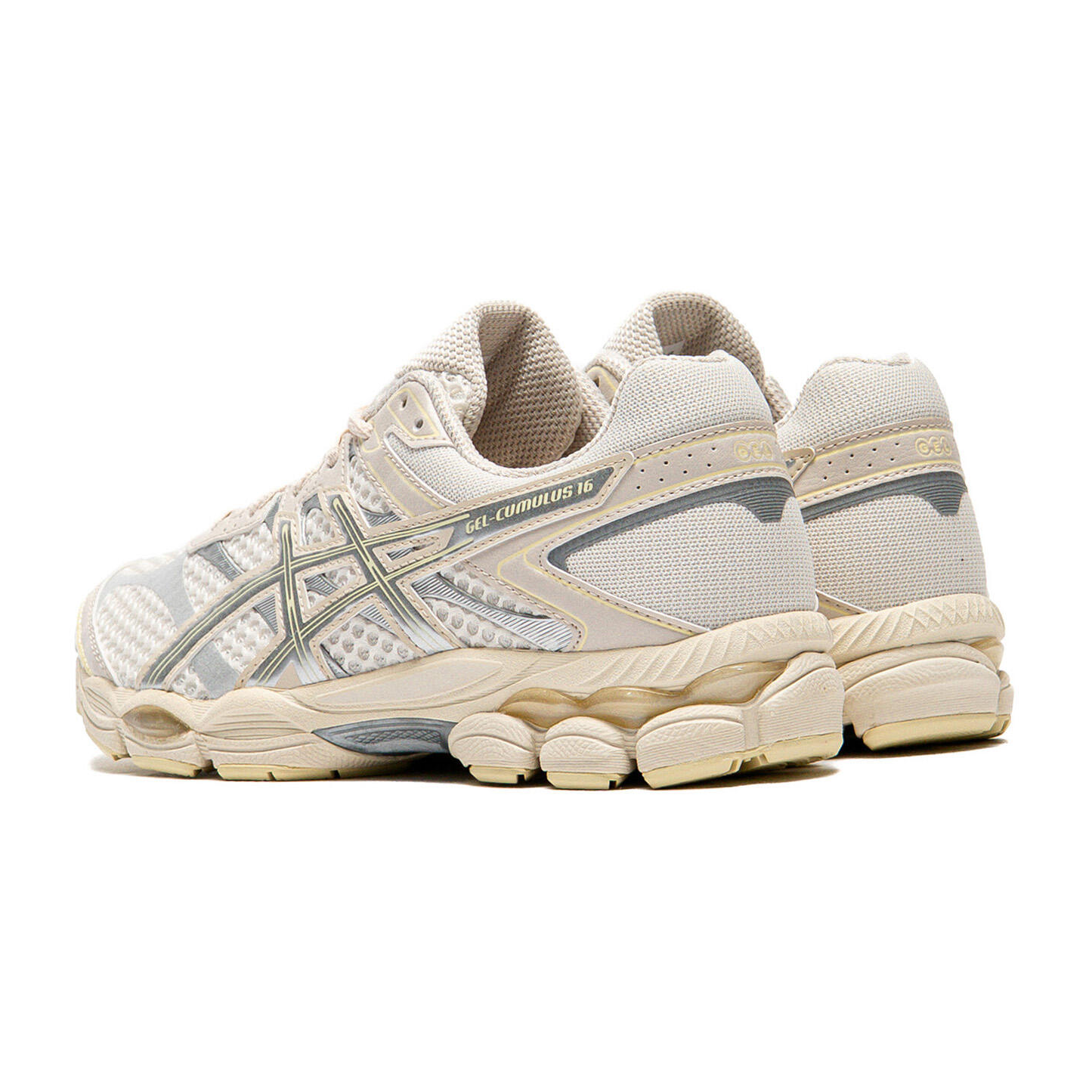ASICS Gel Cumulus 16 - Unisex - Cream Pure Silver