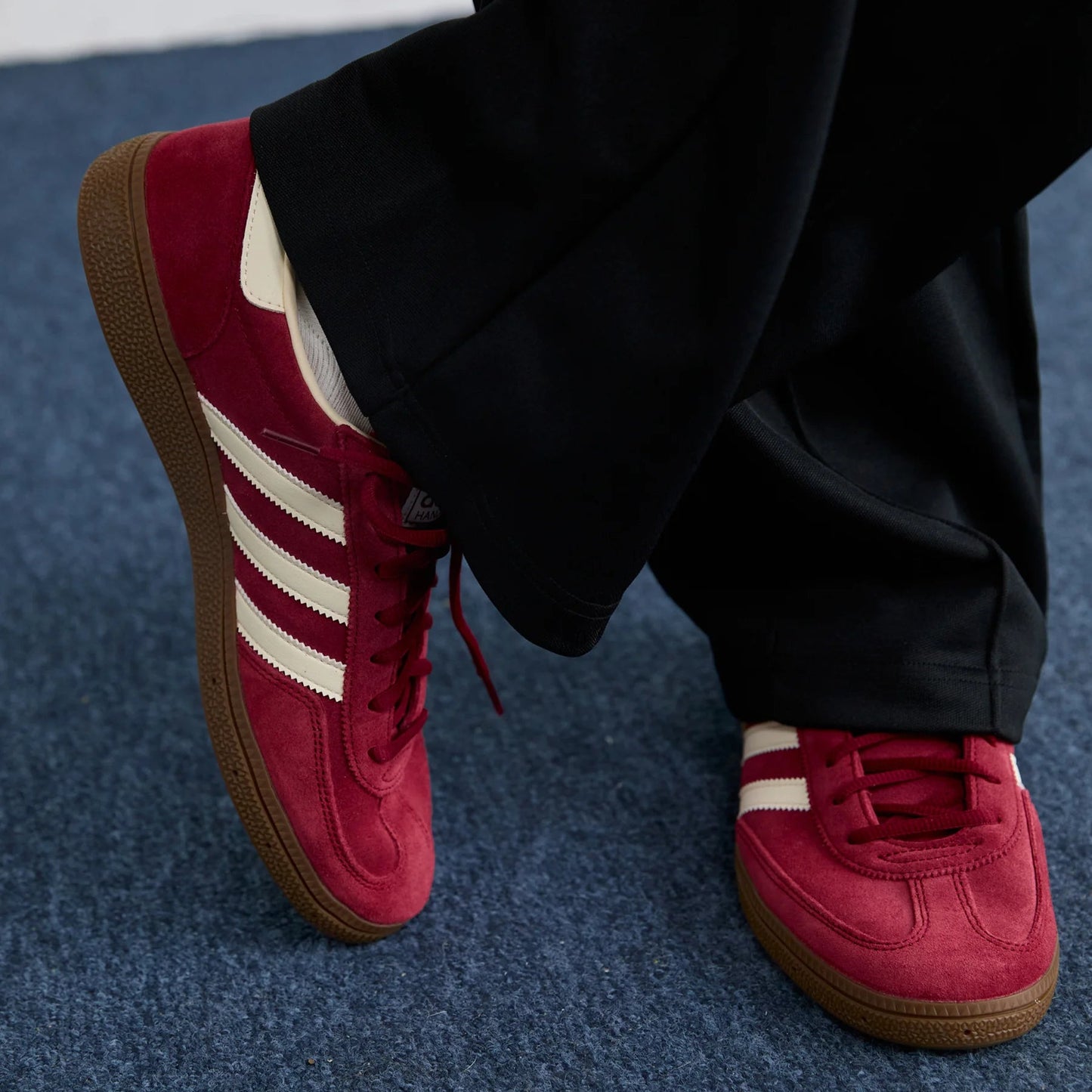 adidas Handball Spezial - Unisexe - Burgundy Crew Blanc