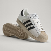 adidas Superstar II - Unisex - Core White Core Black Khaki Three
