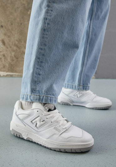 New Balance 550 - Unisexe - Blanc Gris