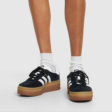 adidas Gazelle Bold - Femme - Noir Blanc