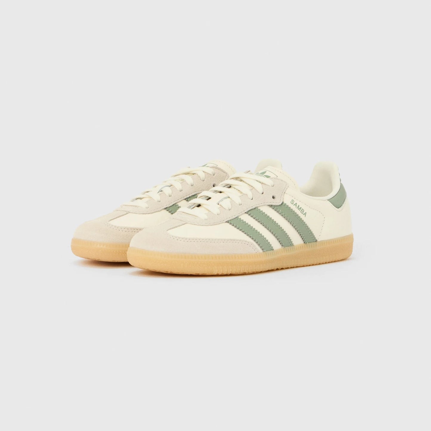 adidas Samba OG - GS - Off White Silver Green