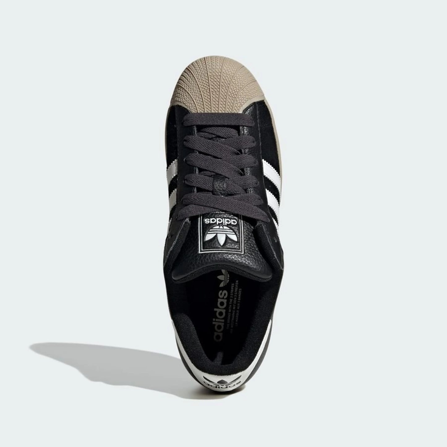 adidas Superstar II - Unisex - Core Black Core White Khaki Three