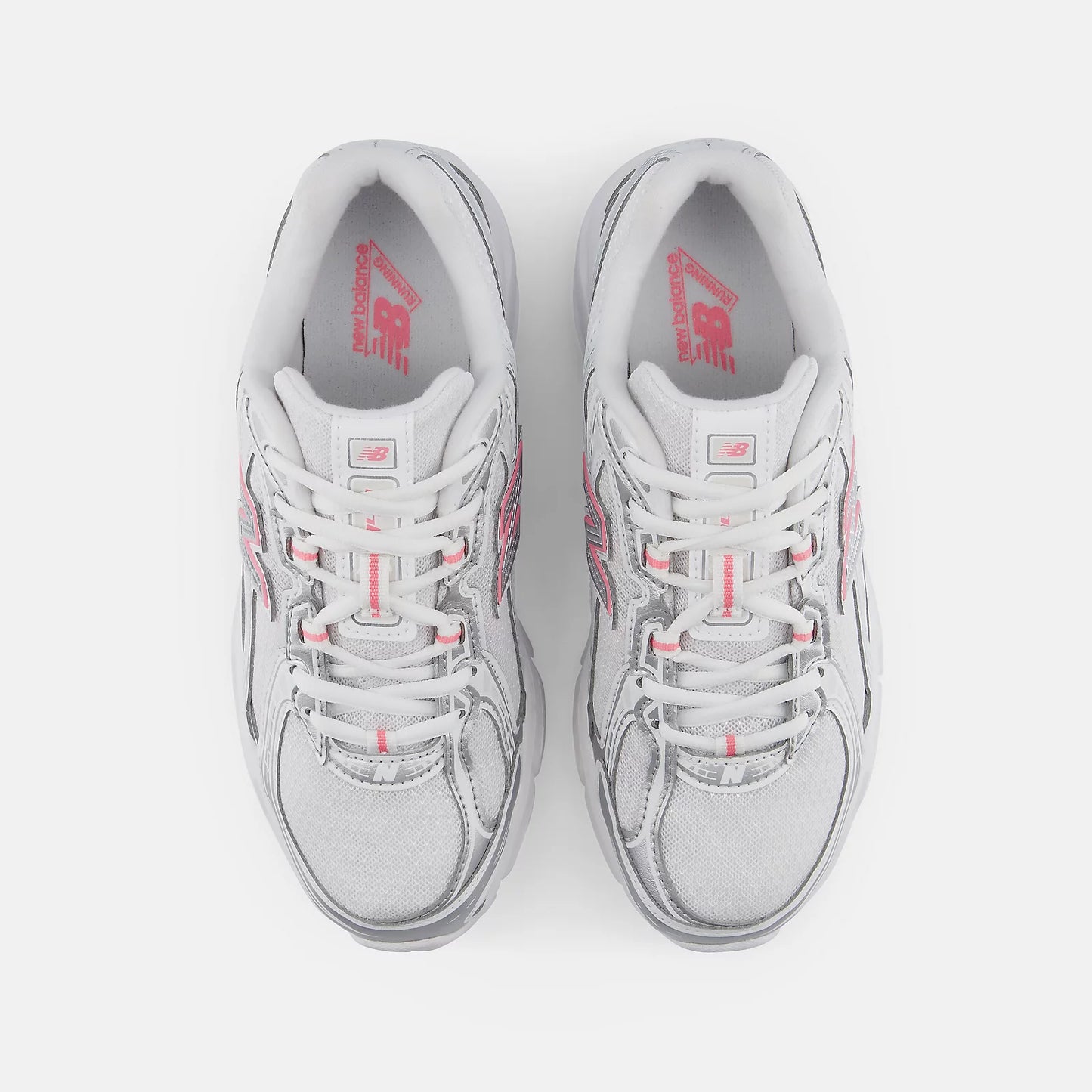 New Balance 740 - GS - Silver Metallic Signal Pink