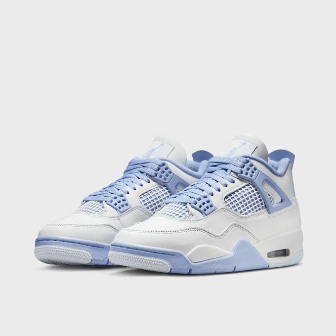 Air Jordan 4 - Women's - White Aluminum