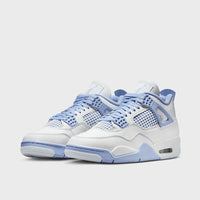 Air Jordan 4 - Women's - White Aluminum