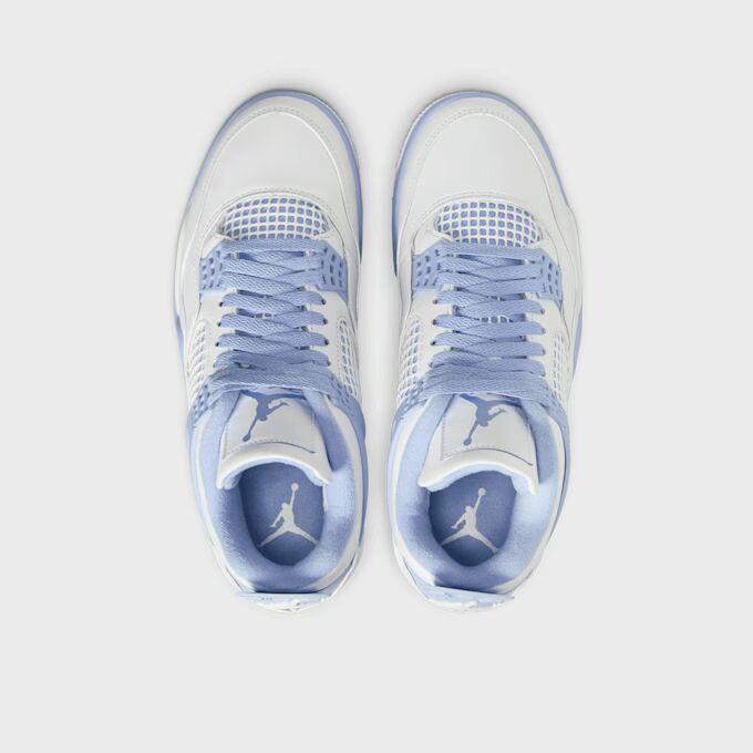 Air Jordan 4 - Women's - White Aluminum