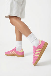 adidas Handball Spezial - Women's - Lucid Pink Almost Yellow Gold