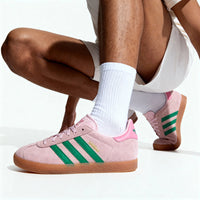 adidas Gazelle - GS - Clear Pink Court Green