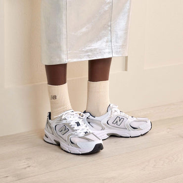New Balance 530 - Unisexe - Blanc Gray Navy