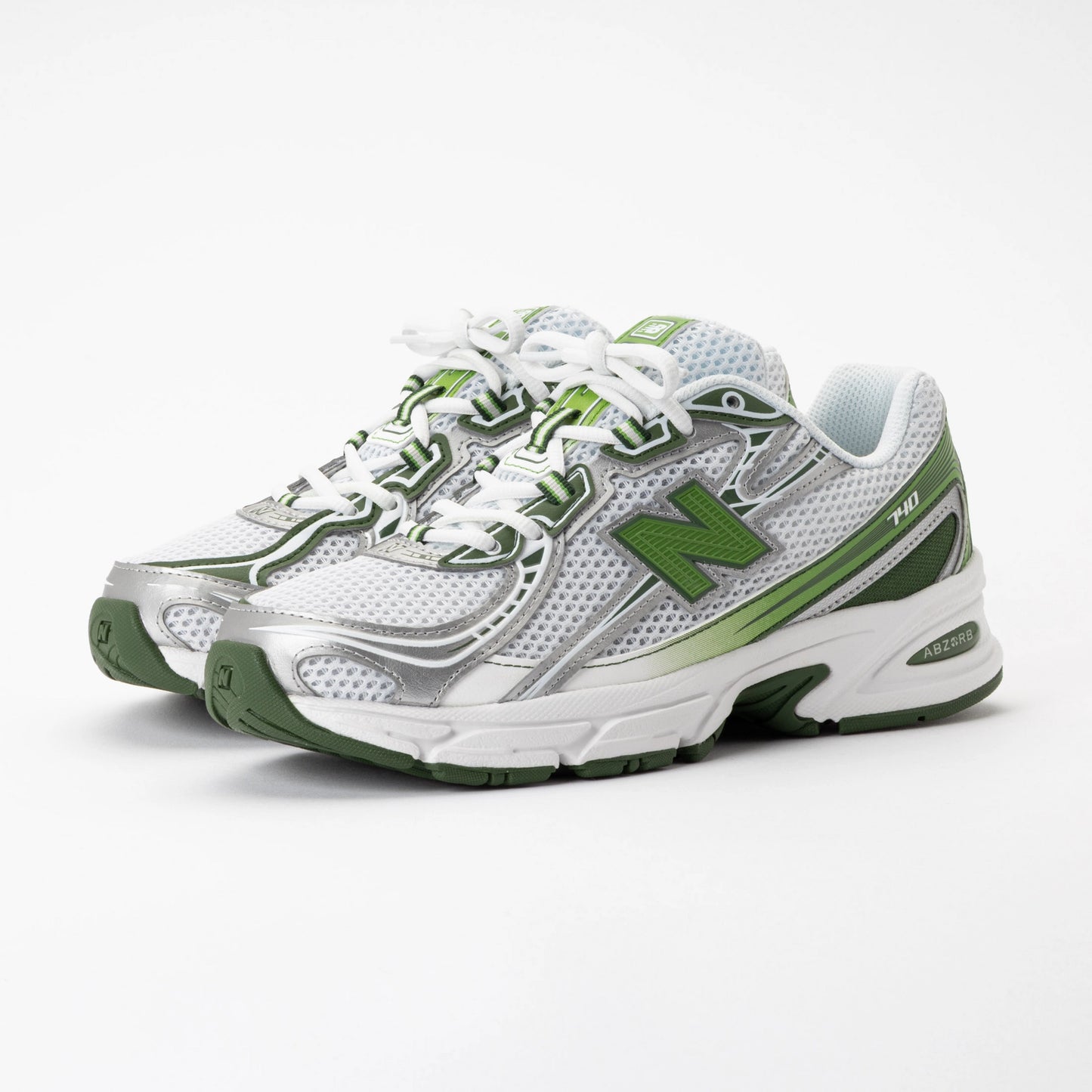 New Balance 740 - Unisex - White Alpine Green