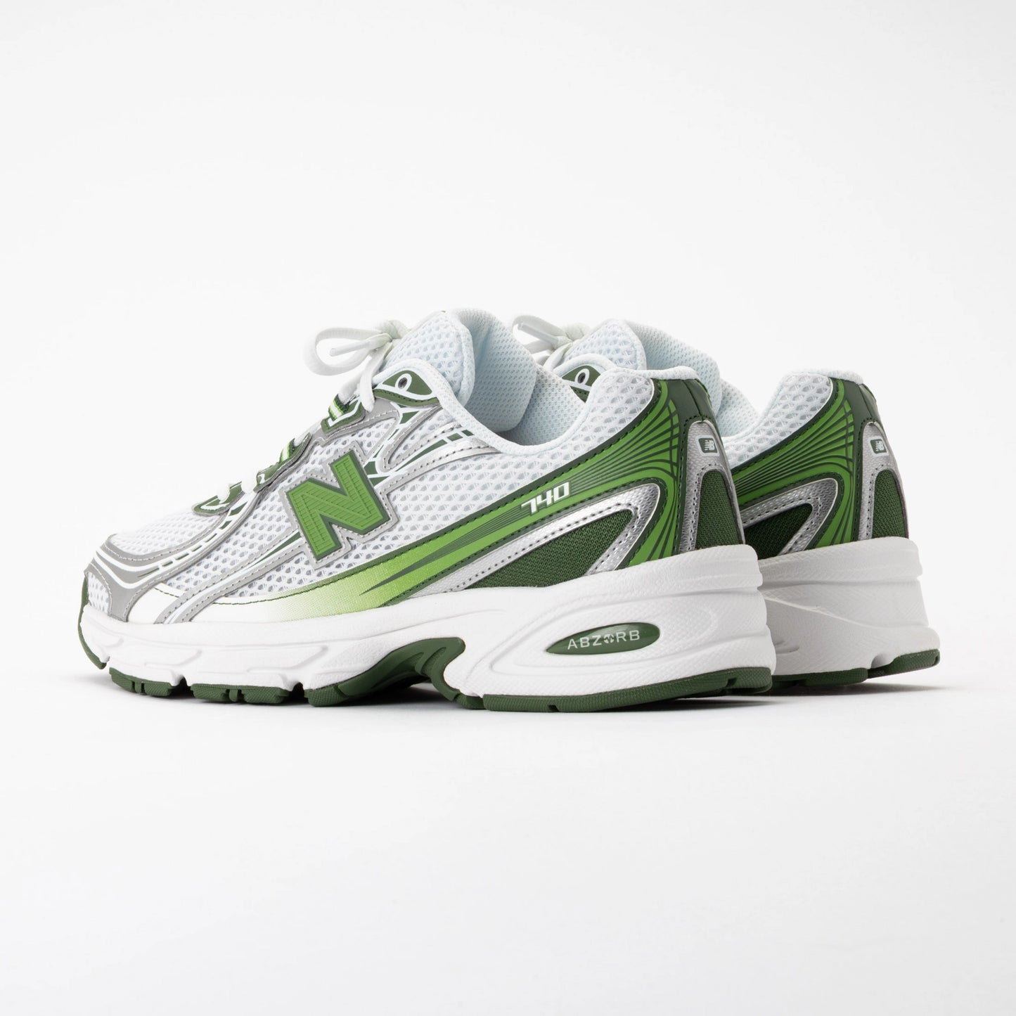 New Balance 740 - Unisex - White Alpine Green