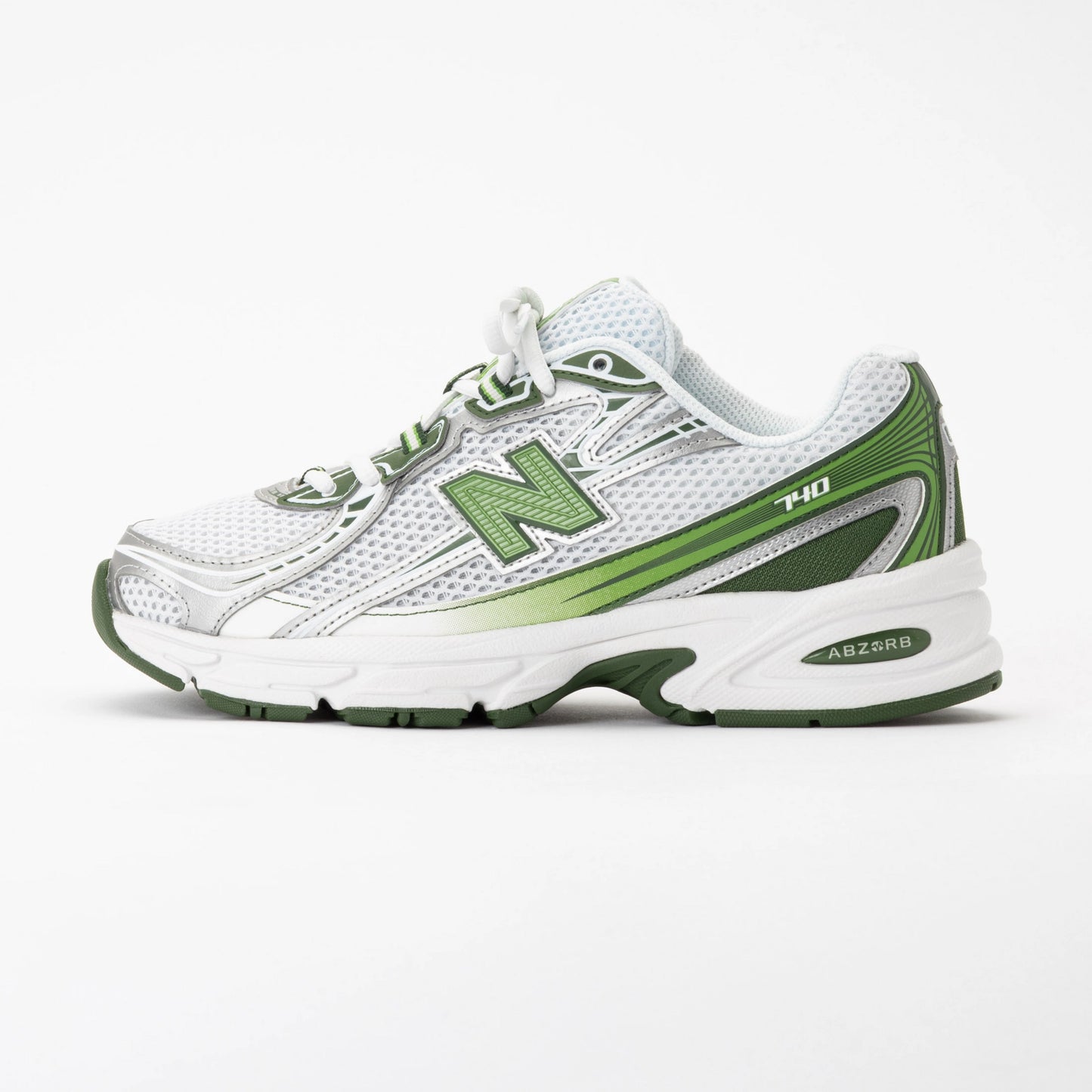 New Balance 740 - Unisex - White Alpine Green