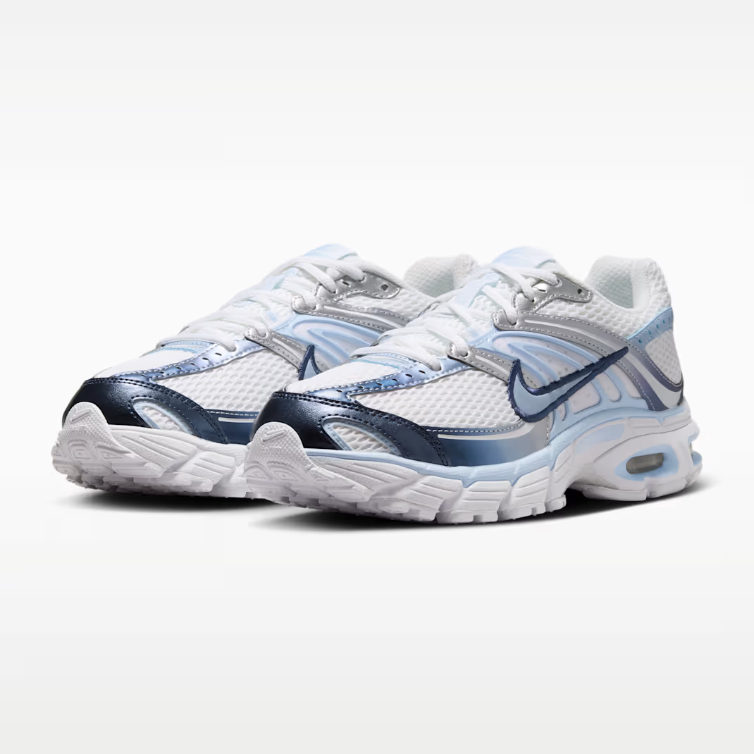 Nike Air Max Moto 2K - Women's - White Hydrogen Blue Metallic