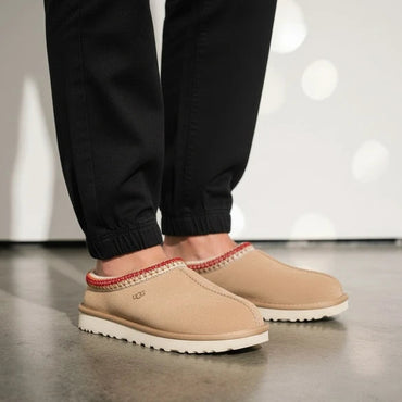UGG Tasman Slipper - Women's - Sand Dark Cherry