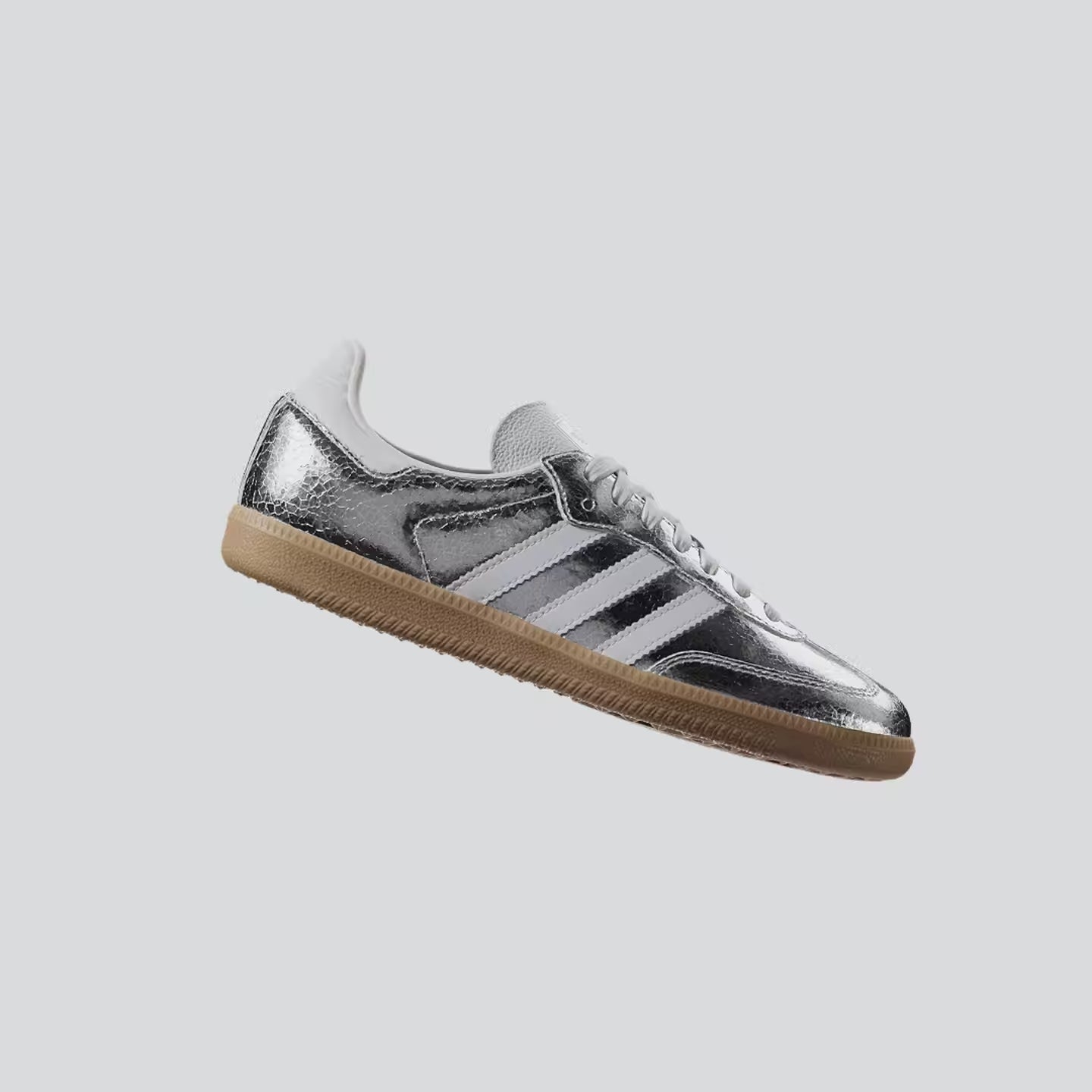 adidas Samba OG - Dames - Silver Metallic Wit – Sneaxx