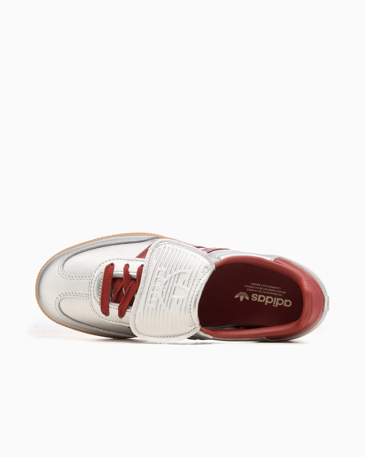 adidas Samba LT - Women's - Silver Metallic Ruby Gum