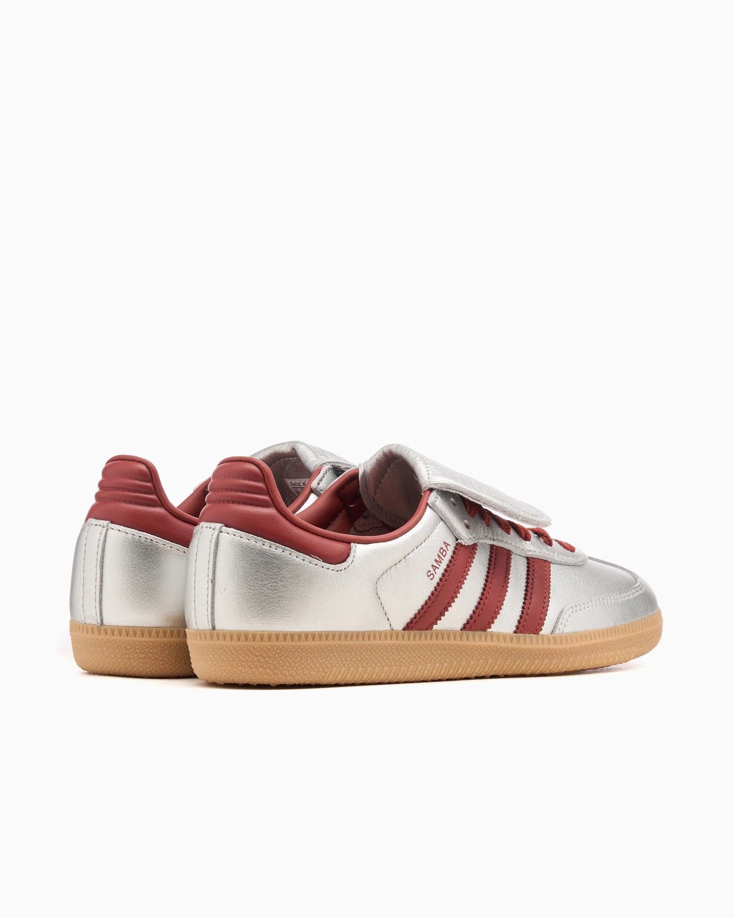 adidas Samba LT - Women's - Silver Metallic Ruby Gum