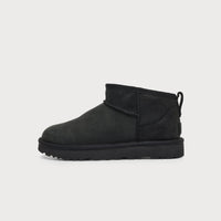 UGG Classic Ultra Mini Nubuck Boot - Women's - Black