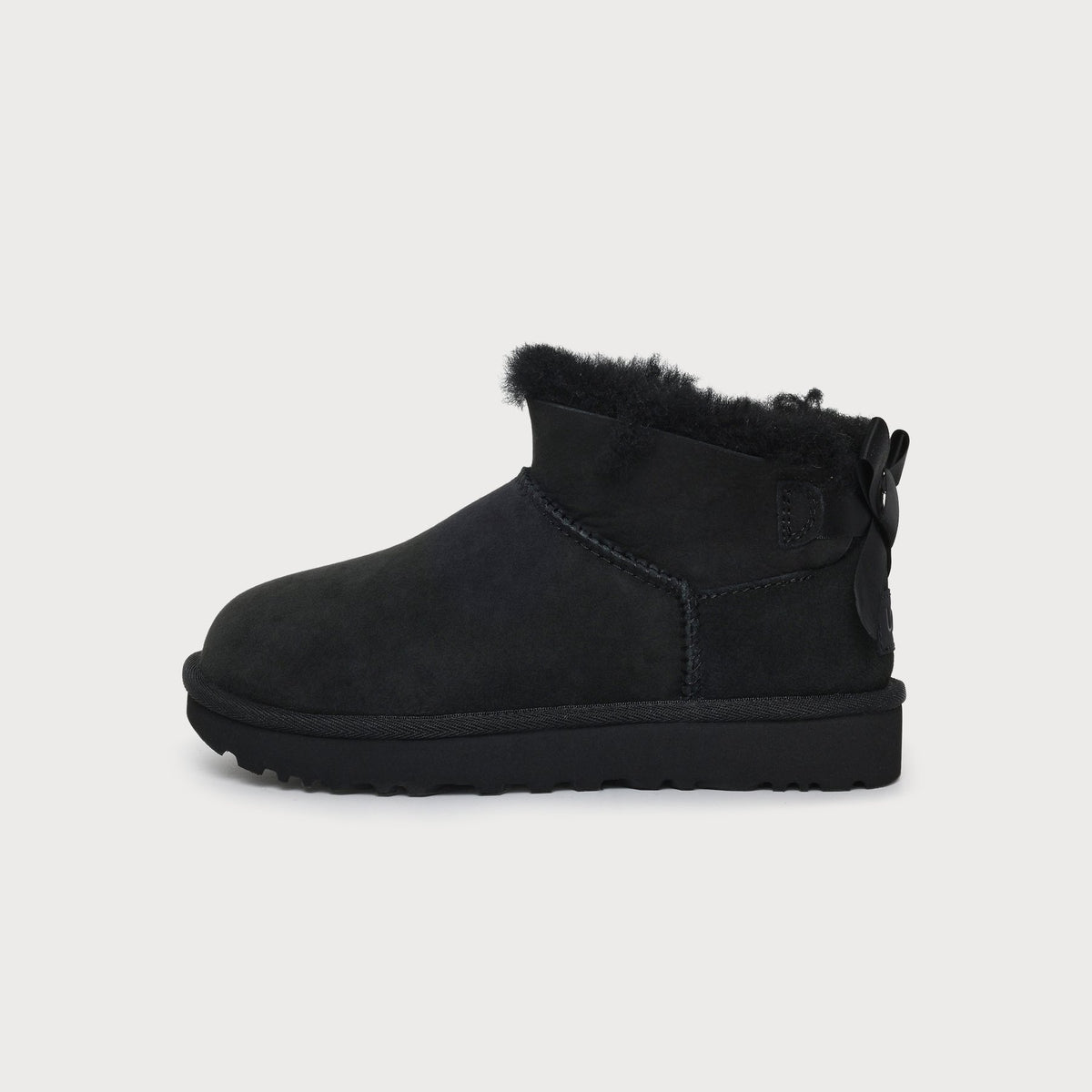 UGG Ultra Mini Bailey Bow - Women's - Black