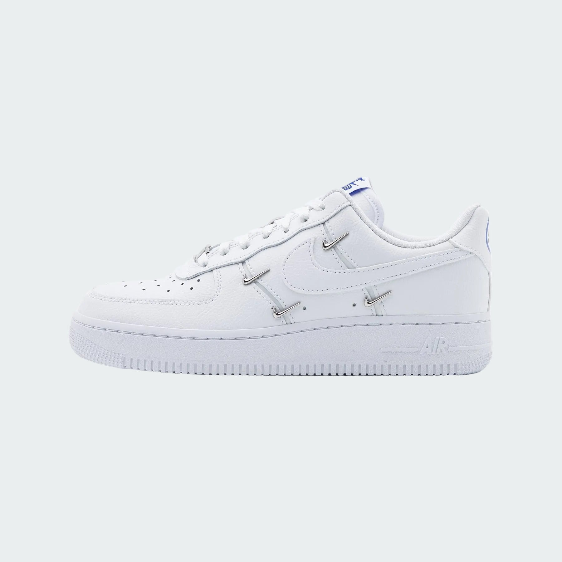 Nike Air Force 1 Low - Women's - White Hyper Royal Black