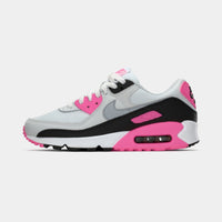 Nike Air Max 90 - Women's - White Pink Glow Wolf Grey