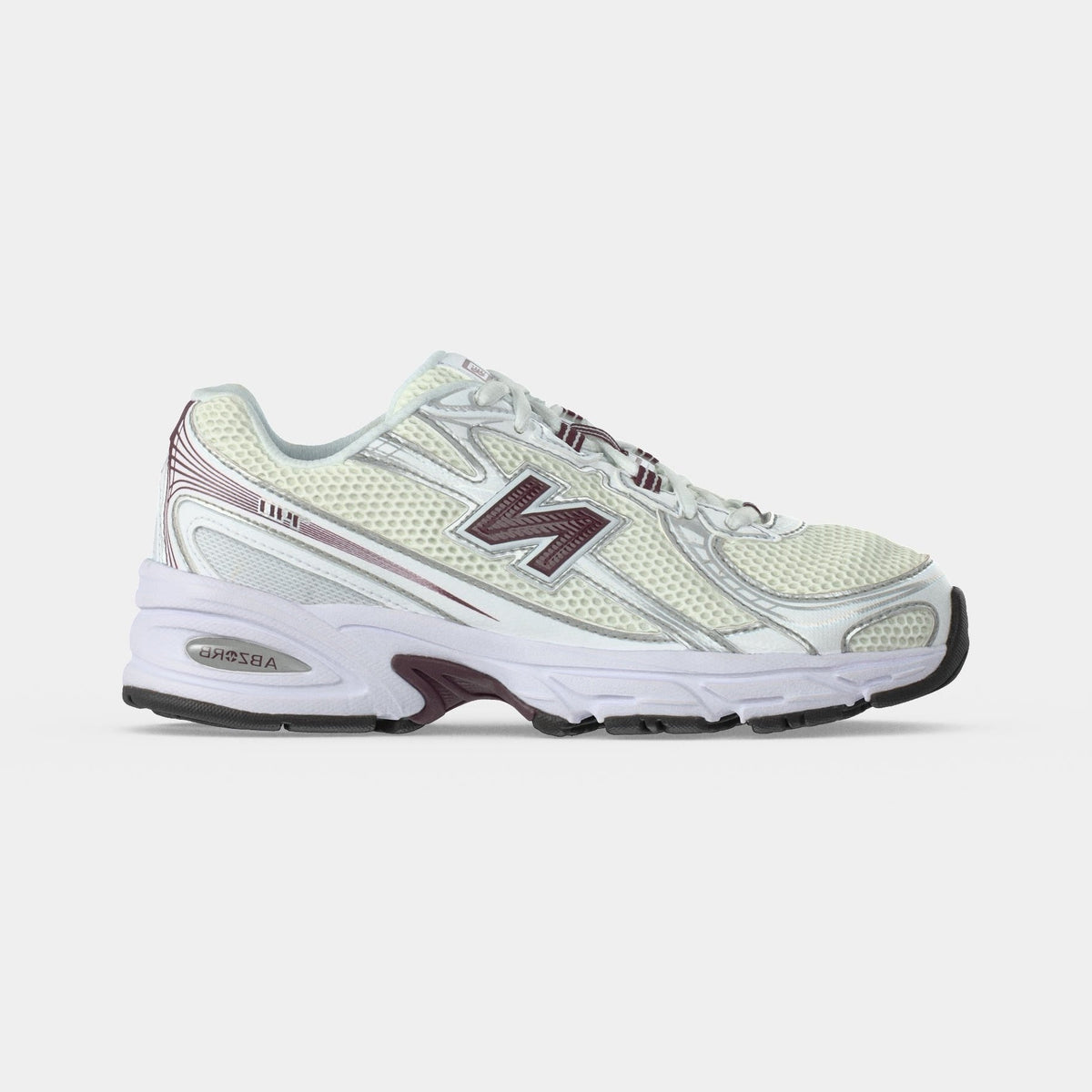 New Balance 740 - GS - White Bordeaux