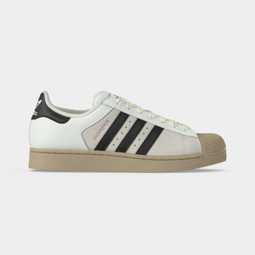 adidas Superstar II - Unisex - Core White Core Black Khaki Three