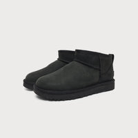 UGG Classic Ultra Mini Nubuck Boot - Women's - Black