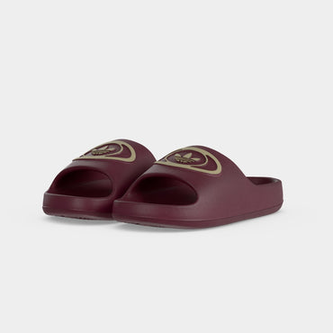 adidas Adilette 00S - Unisex - Maroon Khaki Three