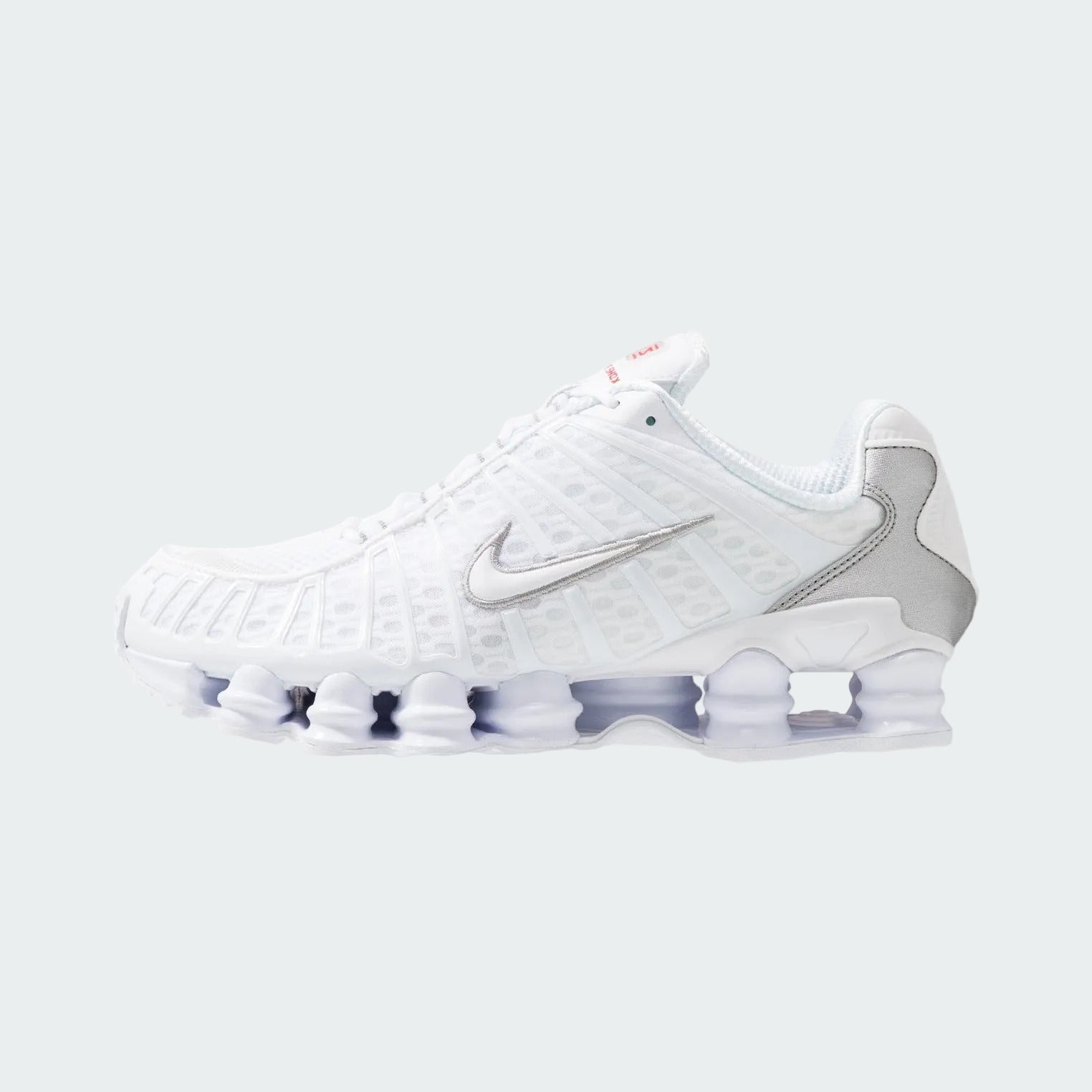 Nike Shox Tl - Unisex - White Metallic Silver Max Orange White