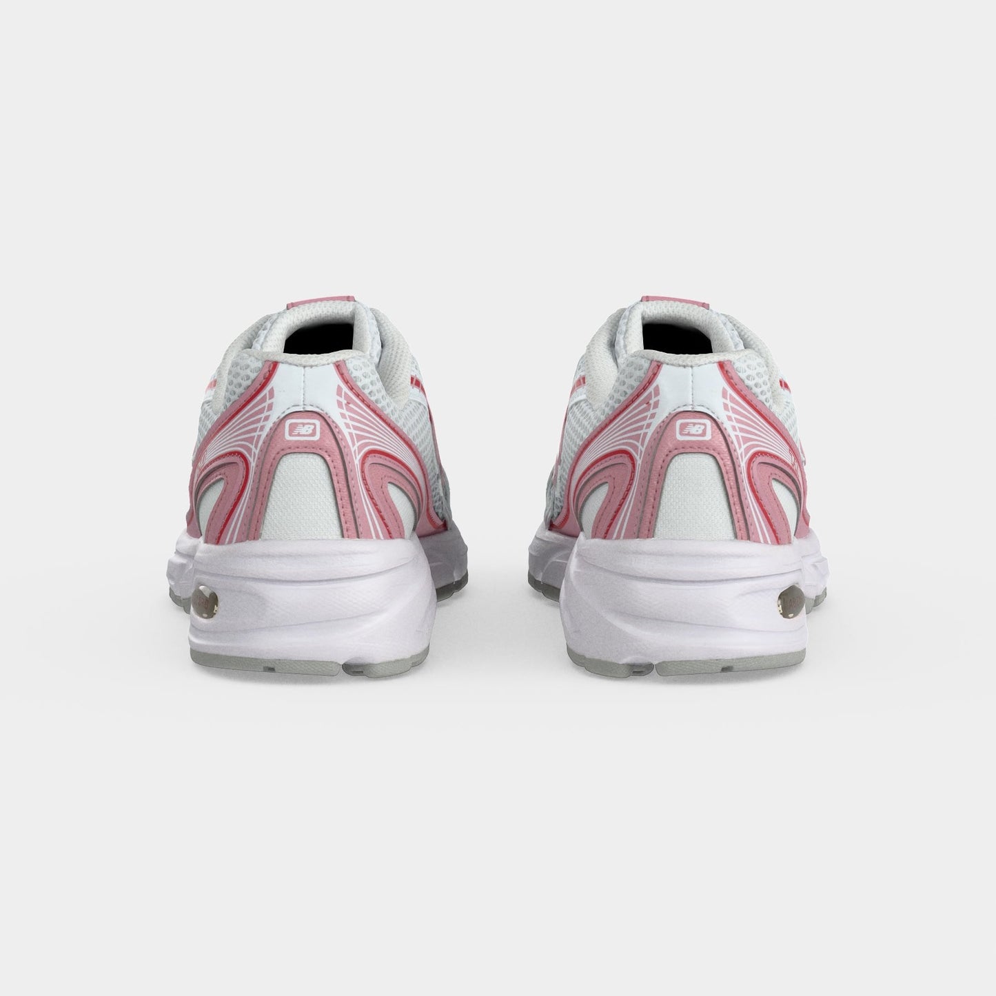 New Balance 740 - GS - White Pink Taffy Team Red