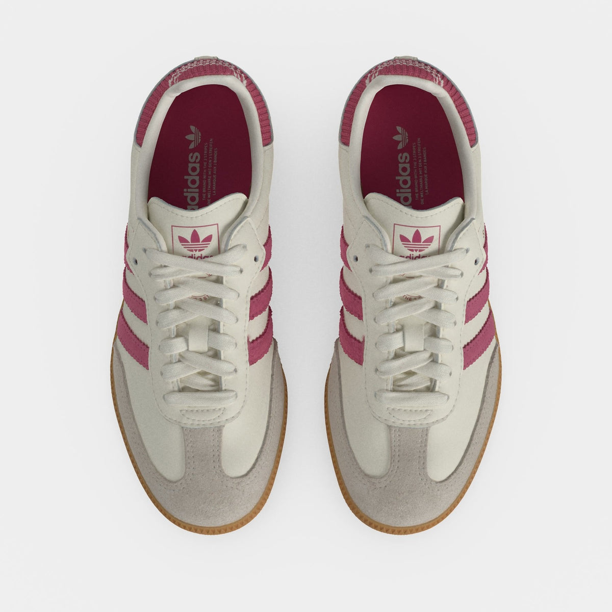 adidas Samba OG - GS - Cloud White Dual Magenta