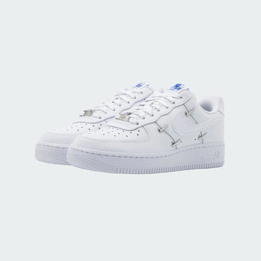 Nike Air Force 1 Low - Women's - White Hyper Royal Black