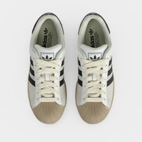 adidas Superstar II - Unisex - Core White Core Black Khaki Three
