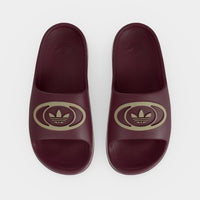 adidas Adilette 00S - Unisex - Maroon Khaki Three