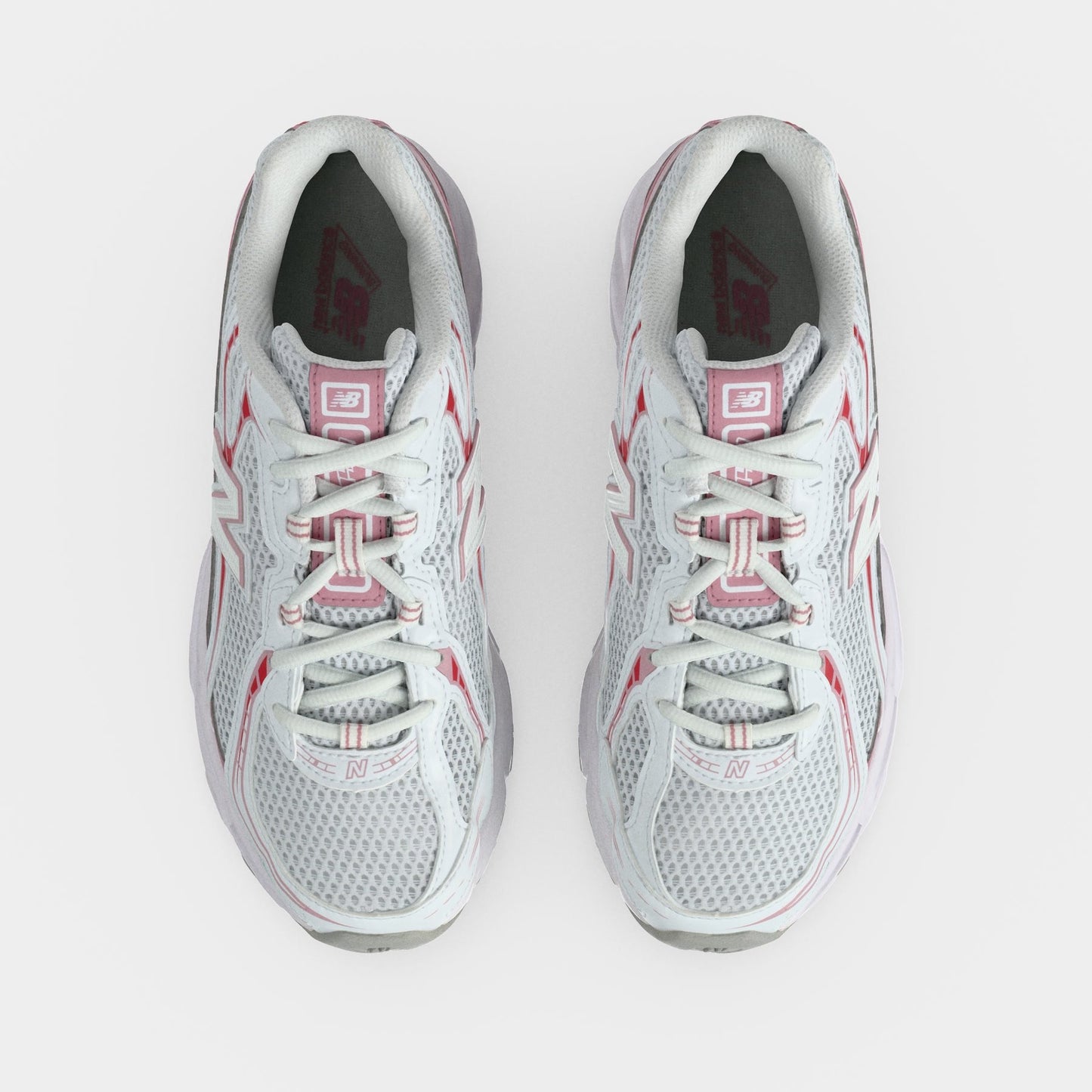 New Balance 740 - GS - White Pink Taffy Team Red