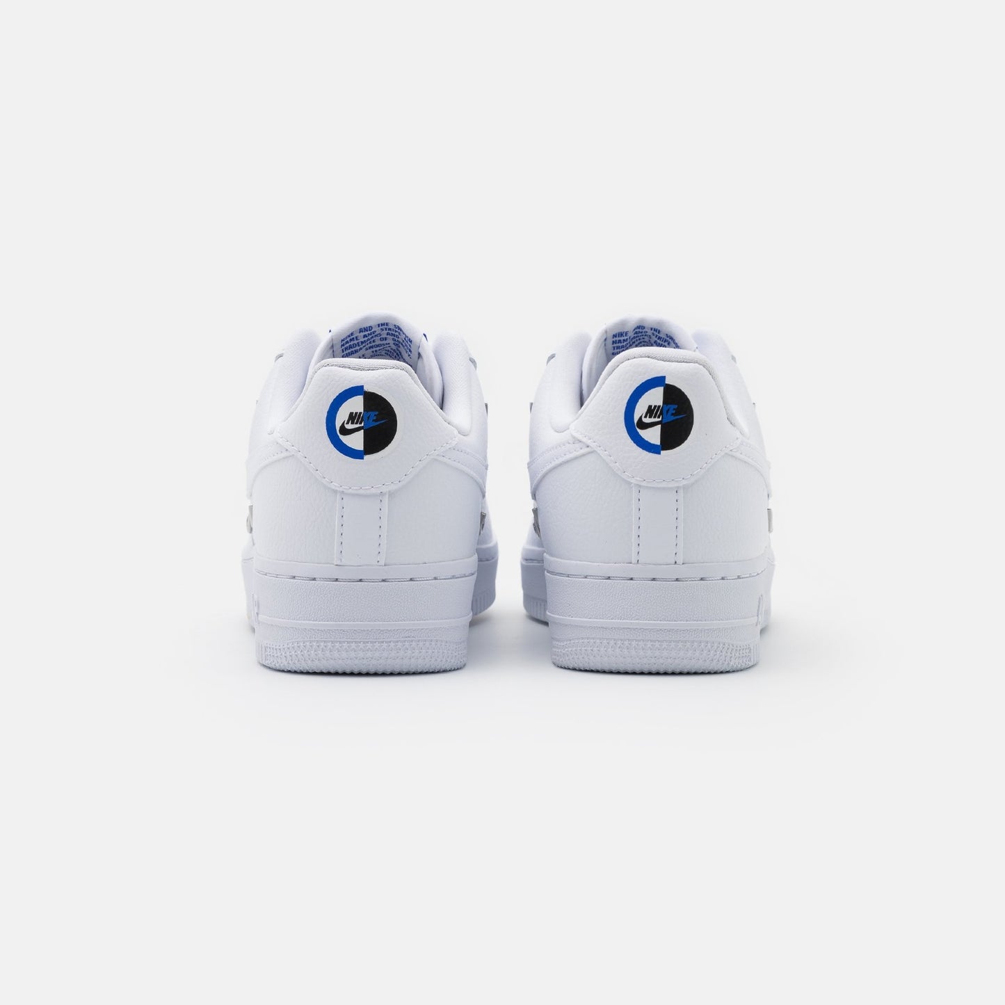 Nike Air Force 1 Low - Women's - White Hyper Royal Black