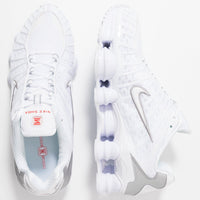Nike Shox Tl - Unisex - White Metallic Silver Max Orange White