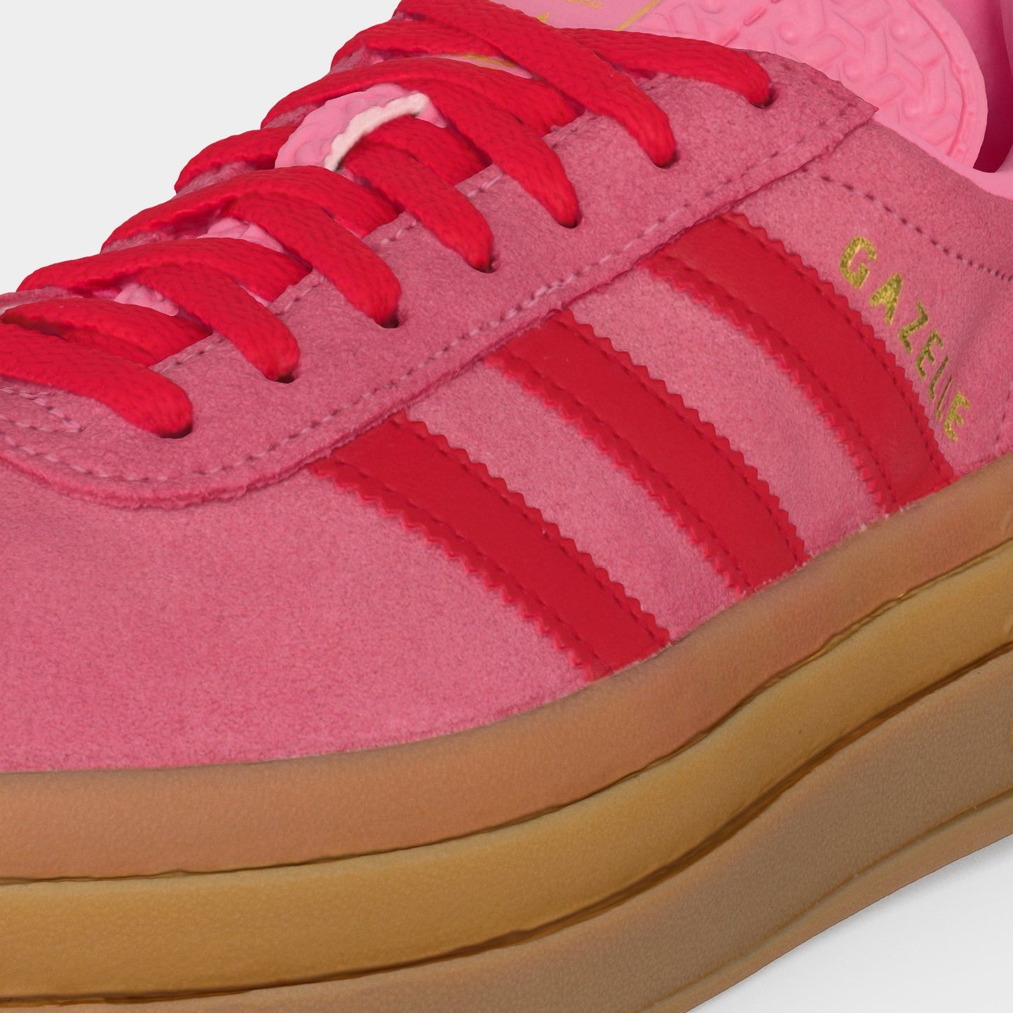 adidas Gazelle Bold - GS - Bliss Pink Better Scarlet