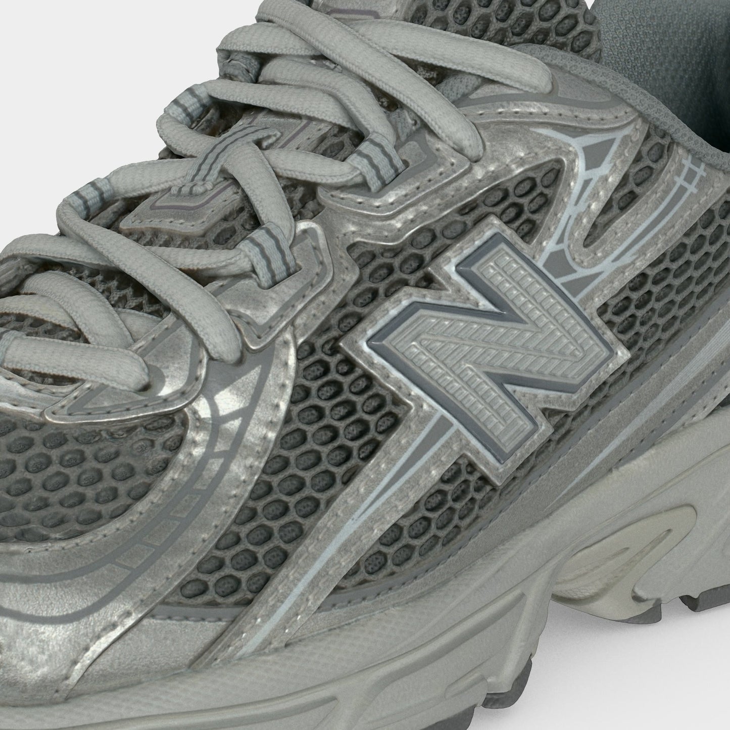 New Balance 740 - GS - Harbor Grey Silver-Coloured Metallic