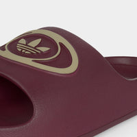adidas Adilette 00S - Unisex - Maroon Khaki Three