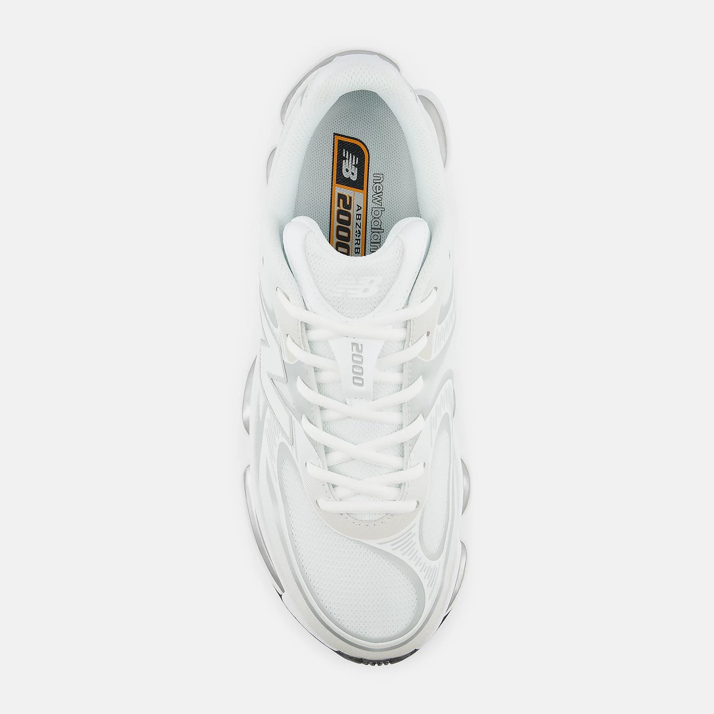 New Balance 2000 - Unisex - White Silver Metallic